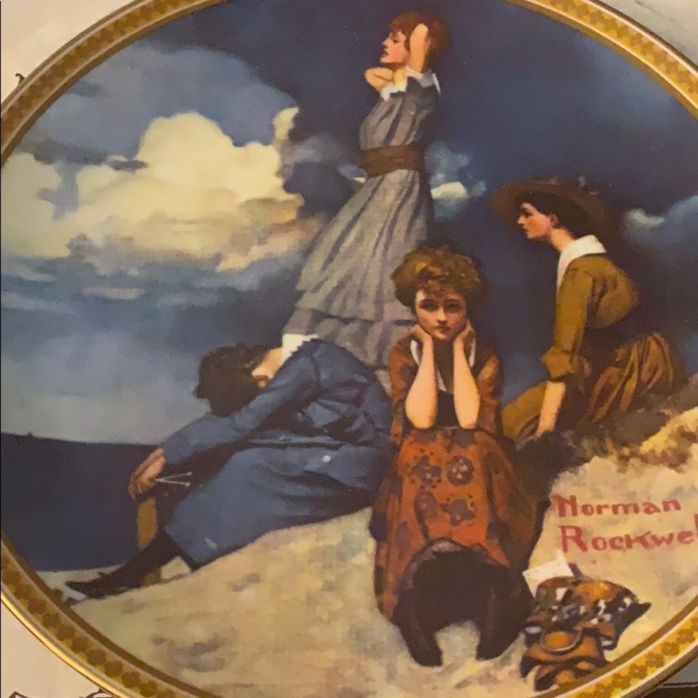 Edwin M Knowles collectible plate